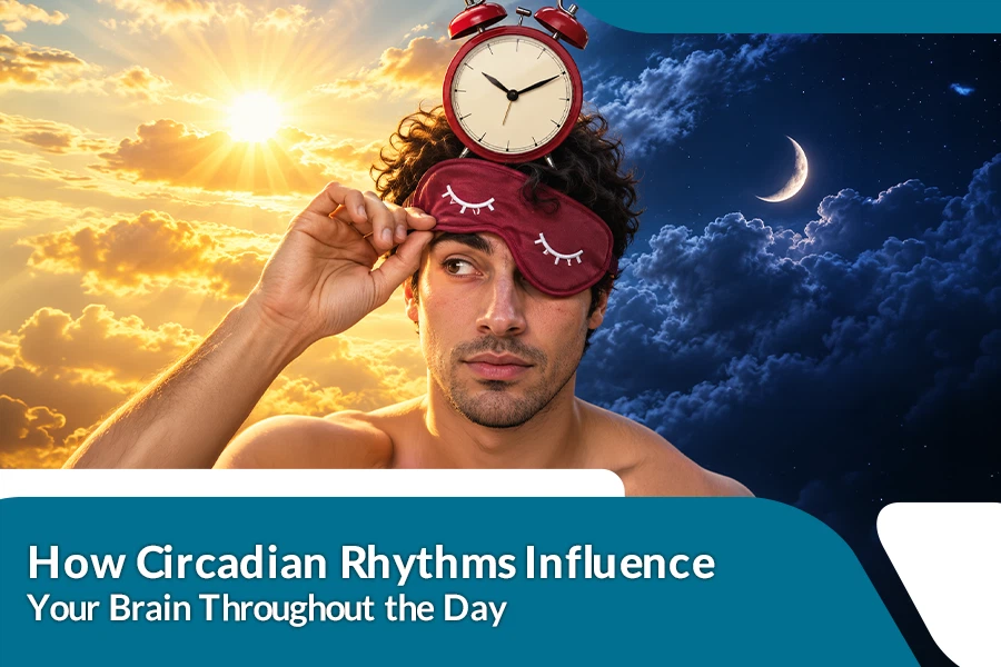 Circadian rhythms influence brain function across the day and night cycle